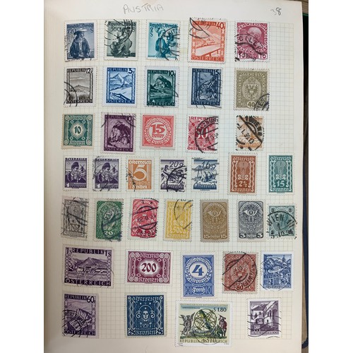 5 - World stamp collection in seven albums / stockbooks including Austria, Belgium, Czech, France, Spain... 