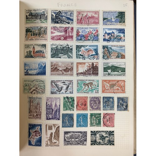 5 - World stamp collection in seven albums / stockbooks including Austria, Belgium, Czech, France, Spain... 