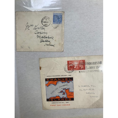 127 - First Day Cover collection in binder, some more useful covers to include; 1882 John Wilson Bookselle... 