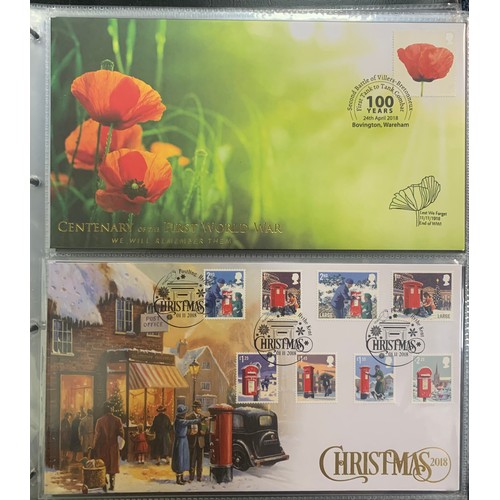 130 - 2017-2018 small collection of better Great Britain Buckingham covers, no addresses, with; 2017 Raceh... 