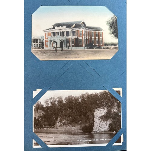 178 - Old postcard collection in Post Card Album including; fair quantity of Greetings, Stratford, ‘Sands ... 