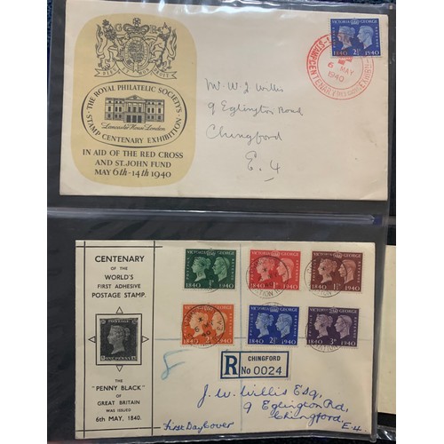 129 - First Day Covers – 1937-1970 Great Britain First Day Cover collection in The Rodney Cover Album, wit... 