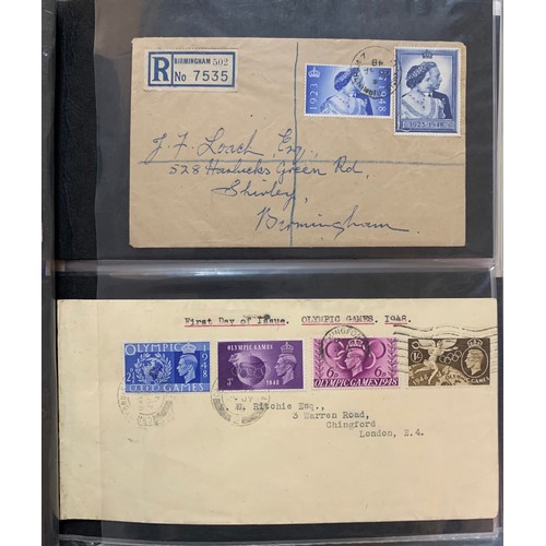 129 - First Day Covers – 1937-1970 Great Britain First Day Cover collection in The Rodney Cover Album, wit... 