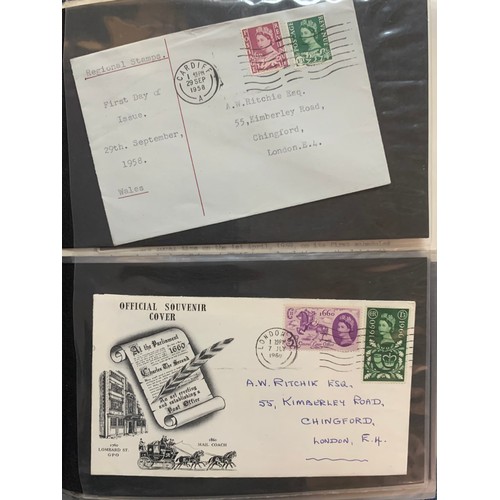 129 - First Day Covers – 1937-1970 Great Britain First Day Cover collection in The Rodney Cover Album, wit... 