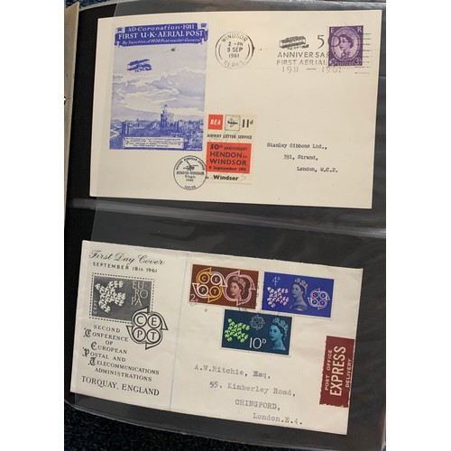 129 - First Day Covers – 1937-1970 Great Britain First Day Cover collection in The Rodney Cover Album, wit... 