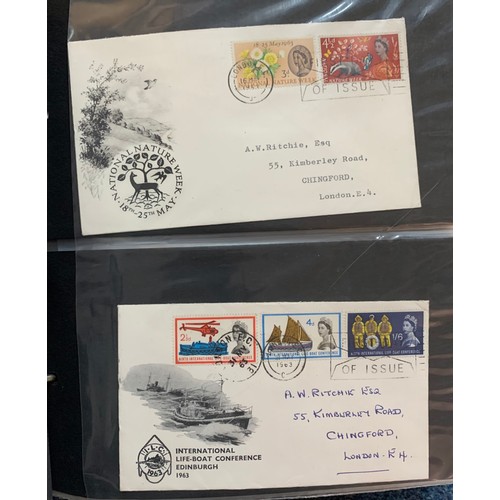 129 - First Day Covers – 1937-1970 Great Britain First Day Cover collection in The Rodney Cover Album, wit... 