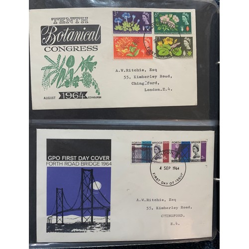 129 - First Day Covers – 1937-1970 Great Britain First Day Cover collection in The Rodney Cover Album, wit... 