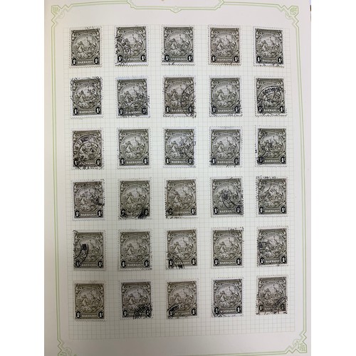 27 - Barbados – Early to modern Mint & Used collection in old well-filled Simplex album, with heavy dupli... 