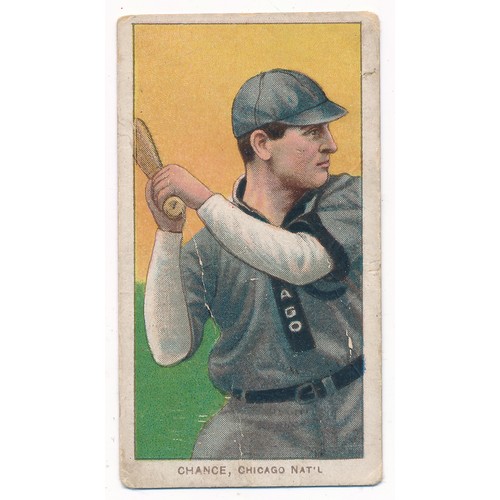 227 - American Tobacco Company Baseball Series T206, single card, Sweet Caporal back - Frank Chance (HOF),... 