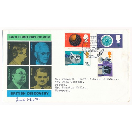 142 - 1967 Discoveries First Day Cover signed by Sir Frank Whittle (1907-1996), English engineer, inventor... 