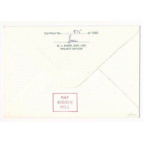 151 - 1976 RAF Flown Cover signed by Sir Barnes Wallis (1887-1992), English engineer and inventor, best kn... 