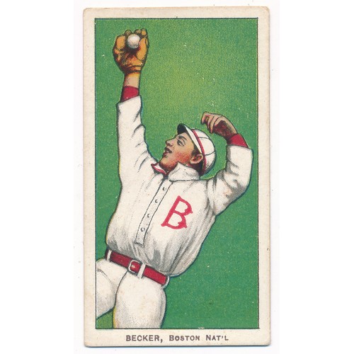 230 - American Tobacco Co. Baseball Series T206, Piedmont back - Beals Becker - Boston Doves, in very good... 