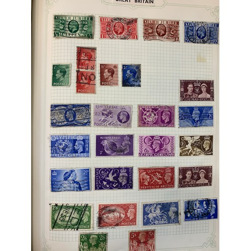 8 - World stamp collection, with BC stamps in Norfolk album to include; Australia, Canada, Ceylon, Great... 