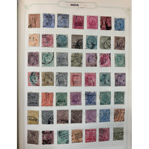 8 - World stamp collection, with BC stamps in Norfolk album to include; Australia, Canada, Ceylon, Great... 