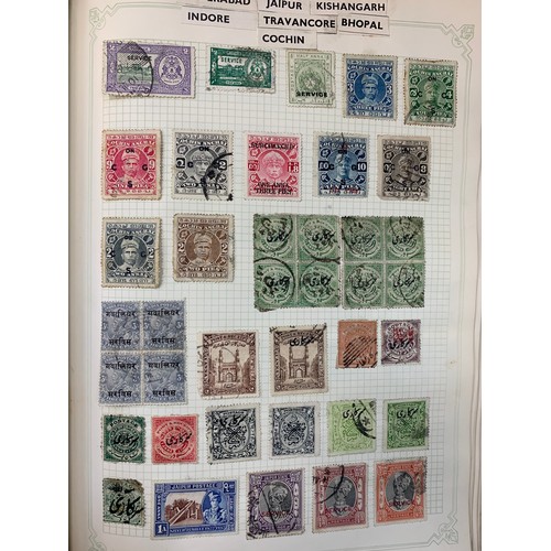 8 - World stamp collection, with BC stamps in Norfolk album to include; Australia, Canada, Ceylon, Great... 