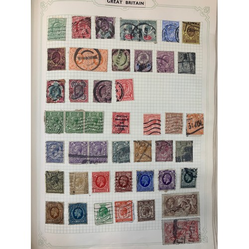 8 - World stamp collection, with BC stamps in Norfolk album to include; Australia, Canada, Ceylon, Great... 