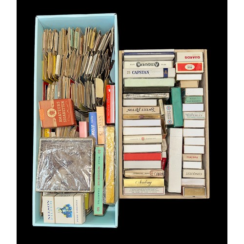 237 - A collection of cigarette packets from the early 20th Century to 1960's, condition is mixed, with pa... 