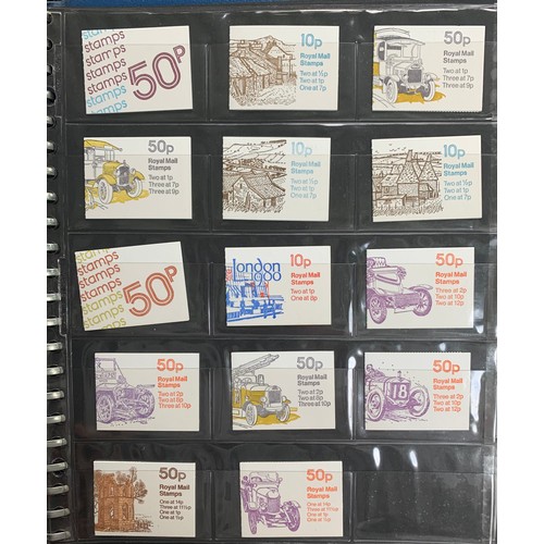 115 - Great Britain – Modern booklet collection, including some earlier pre-decimal and folded booklets wi... 