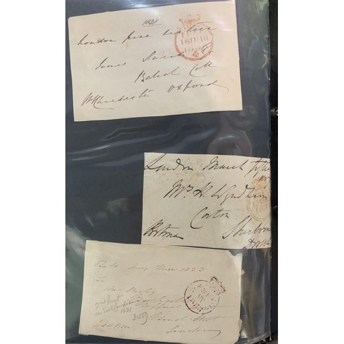 89 - Great Britain – QV album of Penny Reds on covers, addressed to Paisley. Total quantity 10. With furt... 