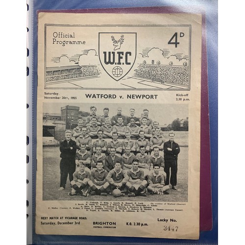 170 - West Ham United – 1944-1958 collection of various West Ham United mostly all Home fixtures, mixed co... 