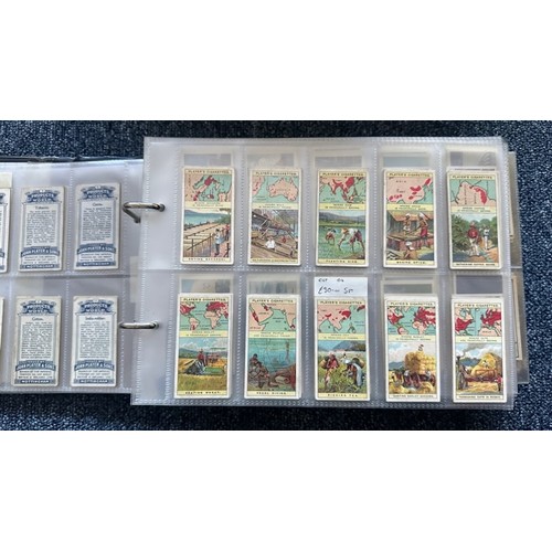 193 - Collection of cigarette cards, in 8 albums, all in plastic sleeves, in mixed condition with complete... 