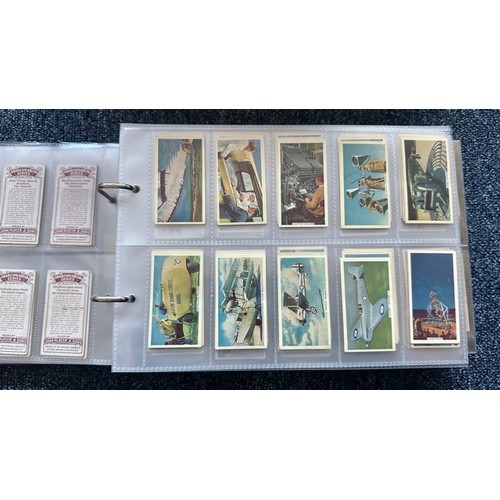 193 - Collection of cigarette cards, in 8 albums, all in plastic sleeves, in mixed condition with complete... 