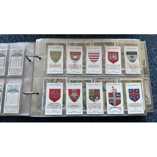 193 - Collection of cigarette cards, in 8 albums, all in plastic sleeves, in mixed condition with complete... 