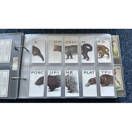 193 - Collection of cigarette cards, in 8 albums, all in plastic sleeves, in mixed condition with complete... 