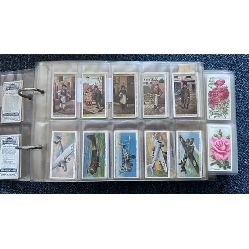 193 - Collection of cigarette cards, in 8 albums, all in plastic sleeves, in mixed condition with complete... 