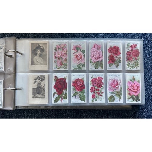 193 - Collection of cigarette cards, in 8 albums, all in plastic sleeves, in mixed condition with complete... 