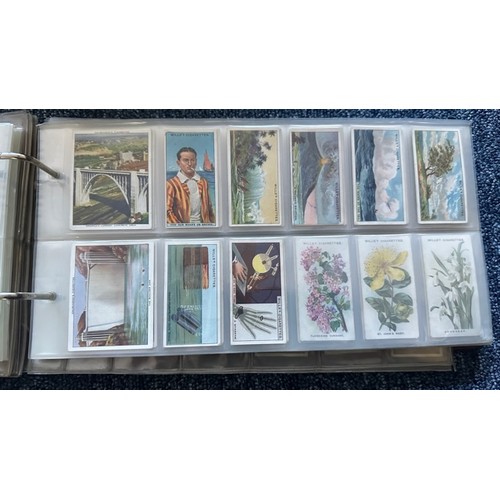 193 - Collection of cigarette cards, in 8 albums, all in plastic sleeves, in mixed condition with complete... 