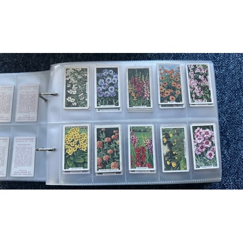 193 - Collection of cigarette cards, in 8 albums, all in plastic sleeves, in mixed condition with complete... 