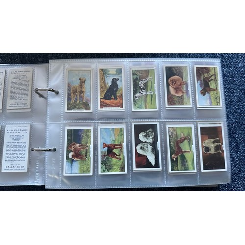 193 - Collection of cigarette cards, in 8 albums, all in plastic sleeves, in mixed condition with complete... 