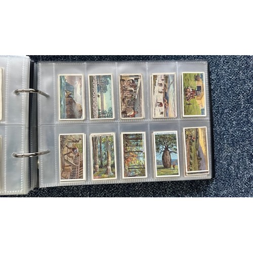 193 - Collection of cigarette cards, in 8 albums, all in plastic sleeves, in mixed condition with complete... 