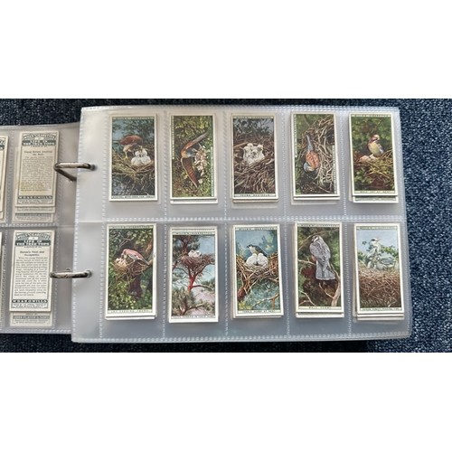 193 - Collection of cigarette cards, in 8 albums, all in plastic sleeves, in mixed condition with complete... 