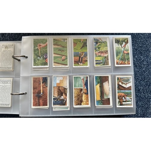 193 - Collection of cigarette cards, in 8 albums, all in plastic sleeves, in mixed condition with complete... 