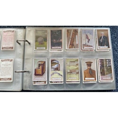 193 - Collection of cigarette cards, in 8 albums, all in plastic sleeves, in mixed condition with complete... 