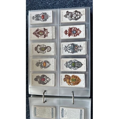 193 - Collection of cigarette cards, in 8 albums, all in plastic sleeves, in mixed condition with complete... 