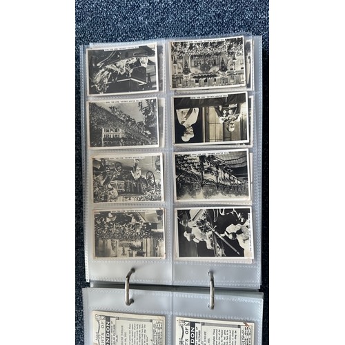 193 - Collection of cigarette cards, in 8 albums, all in plastic sleeves, in mixed condition with complete... 