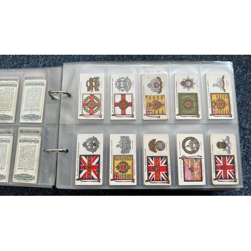 195 - Collection of cigarette cards, in 7 albums, all in plastic sleeves, in mixed condition with complete... 