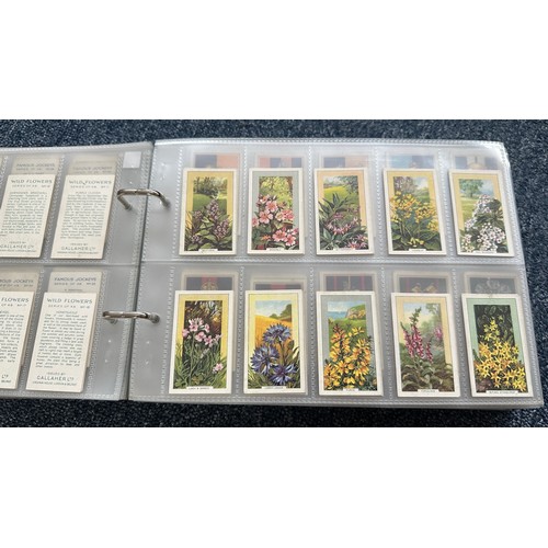 196 - Collection of cigarette cards, in 4 albums (all in plastic sleeves) and in old penny albums and simi... 