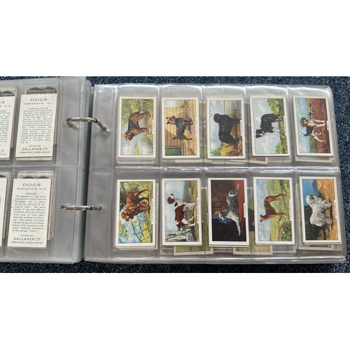 196 - Collection of cigarette cards, in 4 albums (all in plastic sleeves) and in old penny albums and simi... 