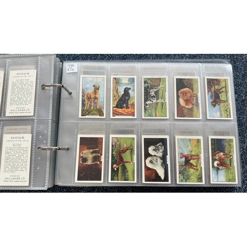 196 - Collection of cigarette cards, in 4 albums (all in plastic sleeves) and in old penny albums and simi... 