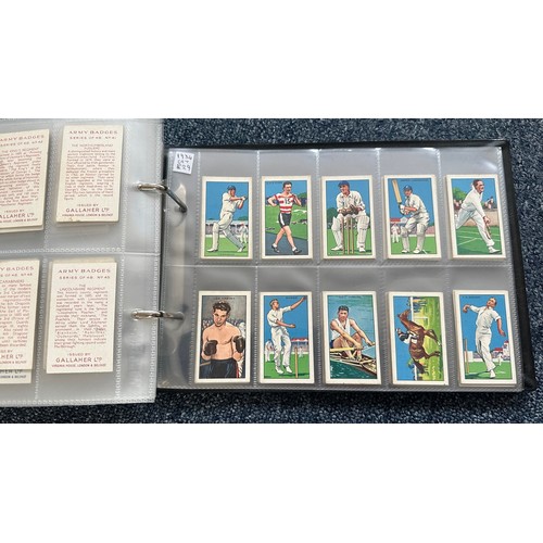 196 - Collection of cigarette cards, in 4 albums (all in plastic sleeves) and in old penny albums and simi... 