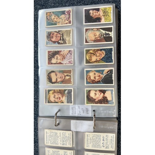 196 - Collection of cigarette cards, in 4 albums (all in plastic sleeves) and in old penny albums and simi... 