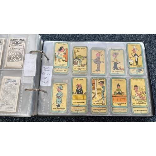 196 - Collection of cigarette cards, in 4 albums (all in plastic sleeves) and in old penny albums and simi... 