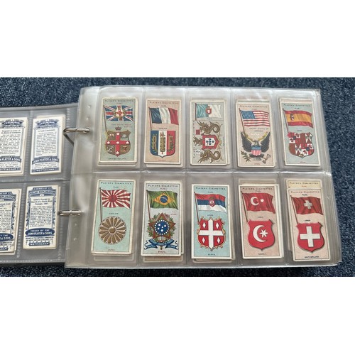 196 - Collection of cigarette cards, in 4 albums (all in plastic sleeves) and in old penny albums and simi... 