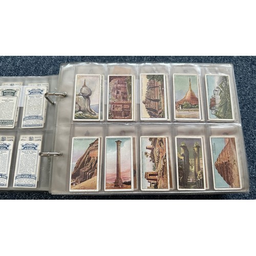 196 - Collection of cigarette cards, in 4 albums (all in plastic sleeves) and in old penny albums and simi... 