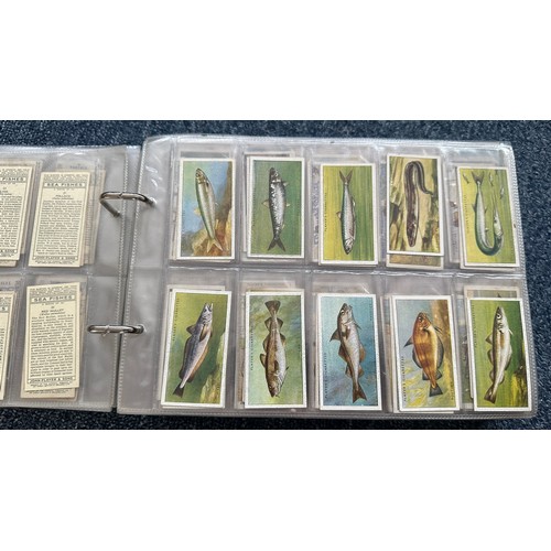 196 - Collection of cigarette cards, in 4 albums (all in plastic sleeves) and in old penny albums and simi... 