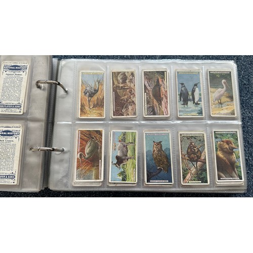 196 - Collection of cigarette cards, in 4 albums (all in plastic sleeves) and in old penny albums and simi... 